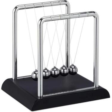 Imagem de Tiro de peso clássico para piano Newton Pendulum com 5 bolas - Gloome 