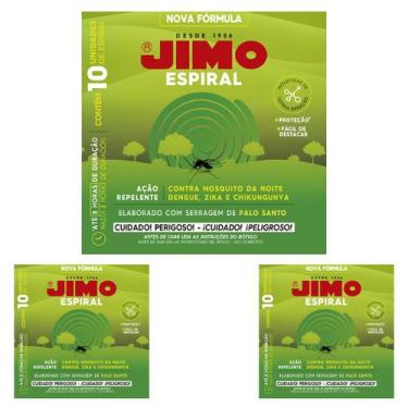 Imagem de Jimo Espiral Repelente Serragem De Palo Santo 30 Unidades Duração 8 Ho