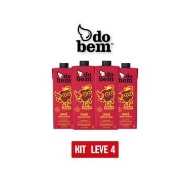 Imagem de Suco De Maça 100% Do Bem 1L - Kit 4 Unidades