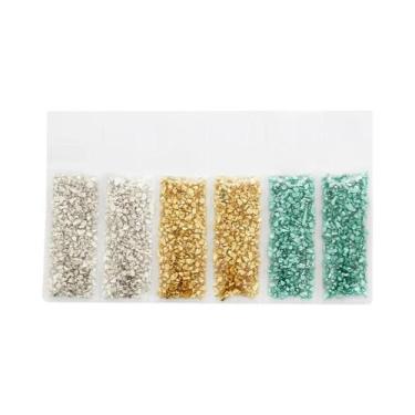 Imagem de Resina Epóxi UV Cristal Para Preenchimentos, Pedras De Vidro Quebradas