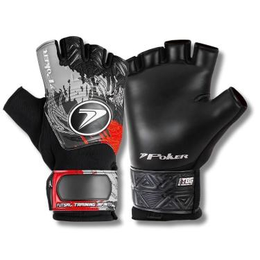 Imagem de Luva de Goleiro Futsal Campo Society Sem Dedos Poker Infinity Training Profissional-Unissex