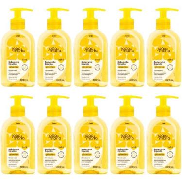 Imagem de Kit 10un sabonete liquido 400ml joão e maria - cimed