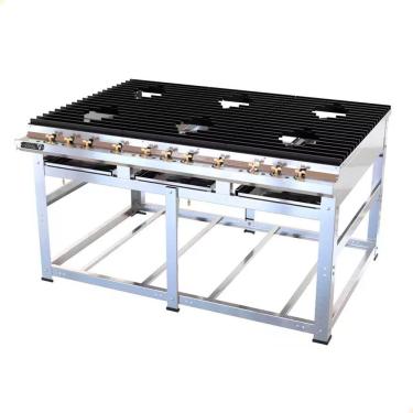 Imagem de Fogão Industrial Nova Era 6 Queimadores Venâncio A Gás Sem Forno NEV32 57478