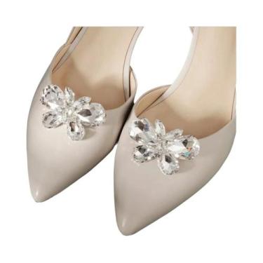 Imagem de Clipes Para Sapatos De Salto Alto Para Noivas, Decoração De Cristal Co