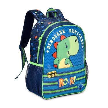 Imagem de Mochila De Costas Dinossauros Bolsa Escolar Infantil Crianças-Unissex
