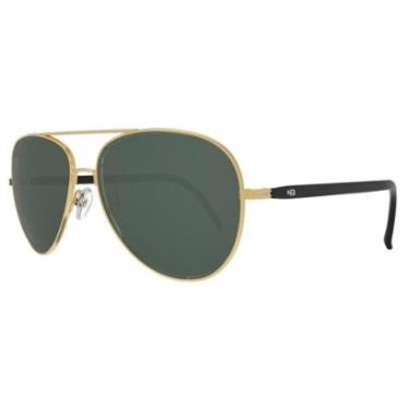 Imagem de Óculos de Sol HB Brat XL Gold - 57 Dourado-Unissex