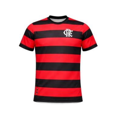 Imagem de CAMISETA FLAMENGO HOME MASCULINA VERMELHO PRETO BETEL-Masculino