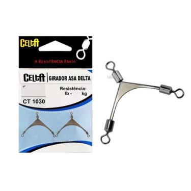 Imagem de Girador Celta Asa Delta Nº 4 Black 53lb / 24,0kg - 3 Peças (CT1030)
