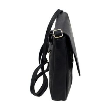 Imagem de Bolsa Em Couro Transversal Feminina Tampa Ziper Bls089cz - Doras Bolsa