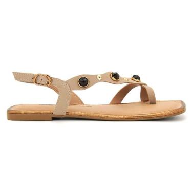 Imagem de Sandalia Dakota Original Rasteirinha Baixa Feminino 381, 35, Bege