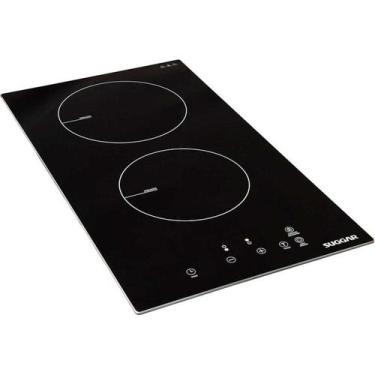 Imagem de Fogão de Mesa Cooktop de Indução 2 Zonas de Aquecimento Suggar, Preto,