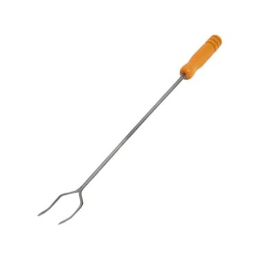 Imagem de Garfo para Churrasco 1203ARF para Manuseio de Carnes em Grelhas Madeira e Metal 55cm Aramefer