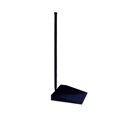Imagem de Pá para Lixo Industrial de Aço Pintado Preto para Coleta de Resíduos em Áreas Amplas Rig Fundidos