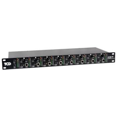 Imagem de Amplificador de Fones TCD AF8-R 8 Canais Profissional Rack