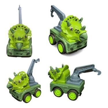 Imagem de Caminhão Carrinho Mini Dinossauro Fricção Obras Brinquedo  - livre, Gu