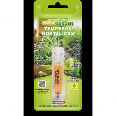 Imagem de Fertilizante Foliar Temperos Hortaliças 5ML Concentrado Mineral Misto com Macro e Micronutrientes Insetimax