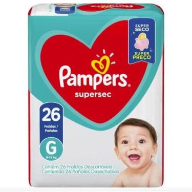 Imagem de Fralda Descartável Pampers Supersec Revenda Tamanho G