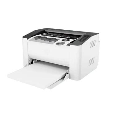Imagem de Impressora Laser HP Jet 107W, Wi-Fi, USB, 220V, Preto e Branco - 4ZB78