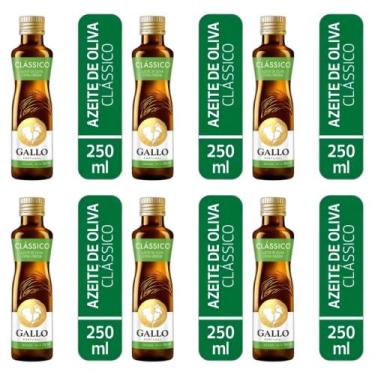 Imagem de Kit 06 Azeite De Oliva Português Extra Virgem Gallo 250ml Original