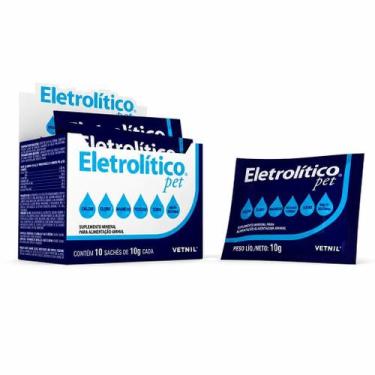 Imagem de Eletrolítico Pet Vetnil 10g Repositor de Eletrólitos para Cães Gatos A