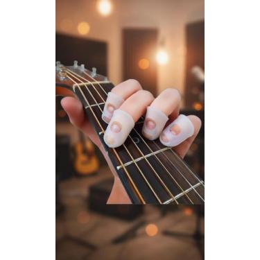 Imagem de Protetor De Dedos P/ Instrumentos De Corda - Kit 4 Und - Congratulatio