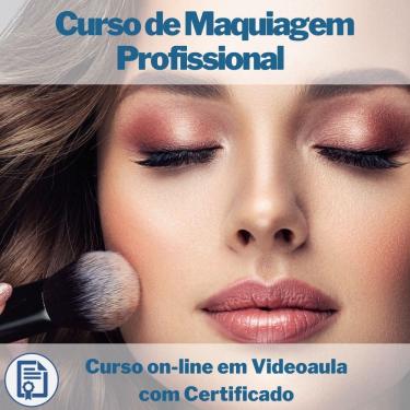 Imagem de Curso on-line em videoaula de Maquiagem Profissional com Certificado