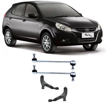 Imagem de Bandeja + Bieleta JAC J3 Turin 2011 Até 2016 Dianteiras - O Par