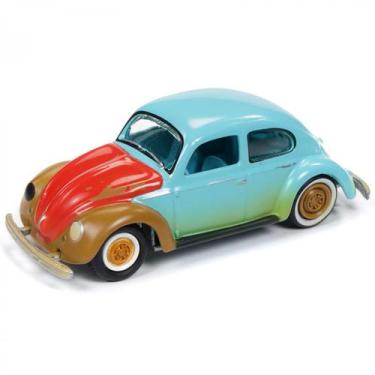 Imagem de Miniatura - 1:64 - 1951 Vw Fusca Split Window Beetle - Azul -  Street