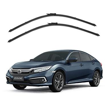 Imagem de Par Palheta Limpador Parabrisa Civic 2017 2018 2019 2020 2021 2022
