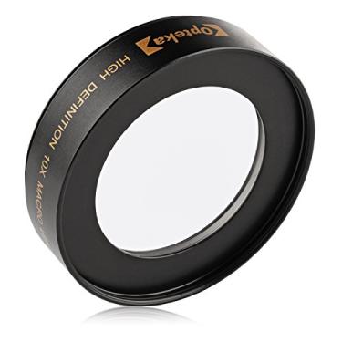 Imagem de Opteka Acromatic lentes macro de 10 x Diopter para Sony E-Mount a7r, a7s, a7, a6300, a6000, a5100, a5000, a3000, NEX-7, 6, 5T, 5N, 5R Câmeras digitais (serve para lentes rosqueadas de 40.5 mm, 49 mm e 58 mm)