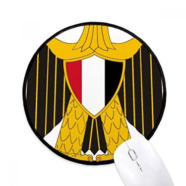 Imagem de Tapete de mouse para computador com emblema nacional do Egito para mesa de escritório