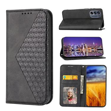 Imagem de Capa protetora para telefone Compatible with Motorola Moto G62 Wallet Case with Credit Card Holder,Full Body Protective Cover Premium Soft PU Leather Case,Magnetic Closure Shockproof Case Shockproof C