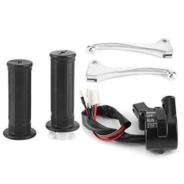 Imagem de KIMISS Cabo do acelerador, alavanca de freio do interruptor do acelerador de motocicleta para PW50 PY50 PEEWEE 50 Dirt Bike