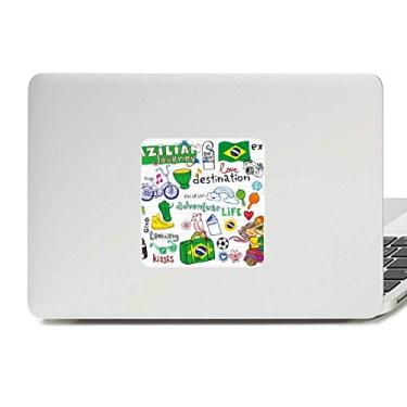 Imagem de Adesivo de vinil Paster Laptop Adventure Life Jornada no Brasil Decoração PC
