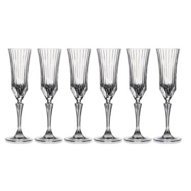 Imagem de Conjunto de taças de champanhe RCR Crystal Adagio Collection