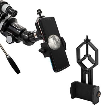 Imagem de Suporte ajustável para telescópio, adaptador de smartphone para monóculos, binóculos e microscópios, serve para quase todas as marcas de smartphones