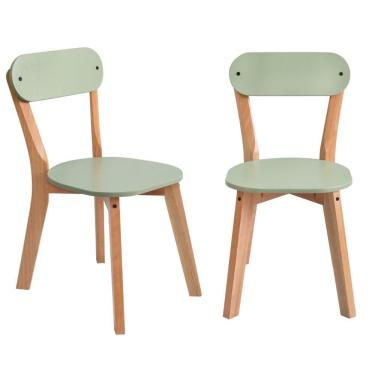 Imagem de Conjunto 2 Cadeiras Antonella Gamma Móveis Verde