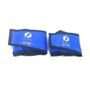 Imagem de Tornozeleira caneleira de peso 1 kg treino perna