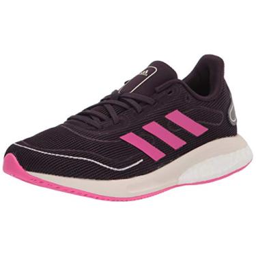 Imagem de adidas Tênis de corrida supernova unissex infantil, Roxo/Roxo/Rosa Choque, 6 Big Kid