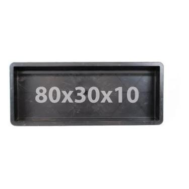 Imagem de Kit 2 Formas Meio Fio Guia de Calçada 80x30x10 - GME Formas
