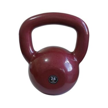 Imagem de Kettlebell Emborrachado 24 Kg - Treinamento Funcional - ANILHAS FITNES