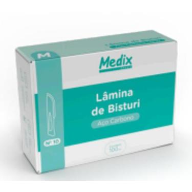 Imagem de Lâmina de Bisturi Aço Carbono - Tam:(N15) - Kit com 10 caixas- Medix