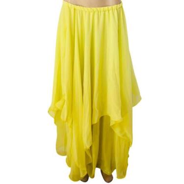 Imagem de Encomenda 30 Dias Saia Longa Godê e Bico Dança do Ventre Nylon na Barr