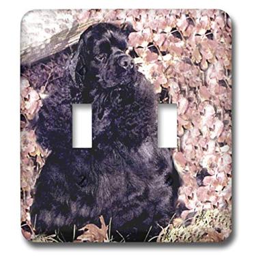Imagem de 3dRose Cocker Spaniel preto - Interruptor duplo (lsp_801_2), varia