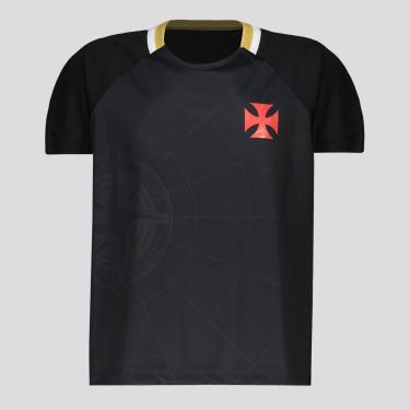 Imagem de Braziline Camiseta Vasco Manto, Preto, P
