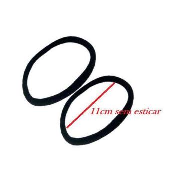 Imagem de Faixa de cabelo elástico tiara masculina preta- 8un - Lynx produções