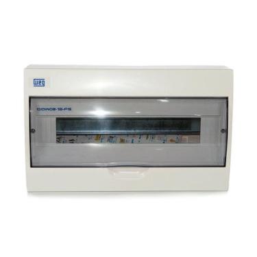 Imagem de Quadro De Distribuição Weg Para 18 Disjuntor Din De Sobrepor