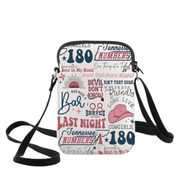 Imagem de WZMPA Bolsa tiracolo Country Music One Last Night Album Gift Singer Lyric Shoulder Bag Singer Merchandise, Last Night -Cb