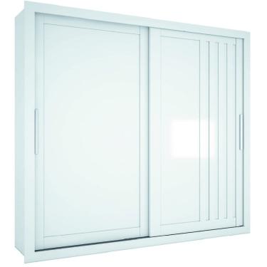 Imagem de Guarda Roupas Casal Ripado 2 Portas de Correr 4 Gavetas Trianon Zanzini