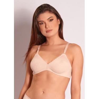Imagem de Sutiã Triângulo Sem Bojo Sem Aro Confortavel Duloren 121563, EG, Bege
